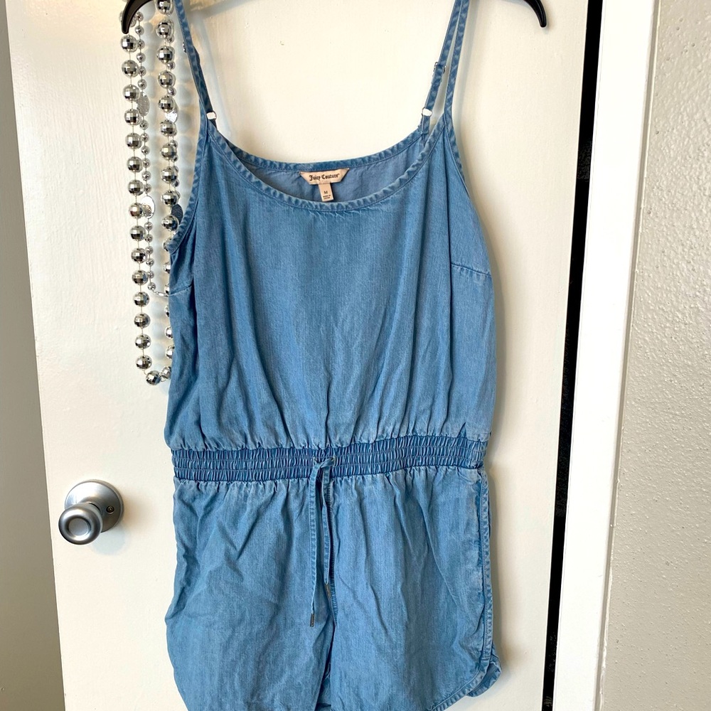 Denim romper